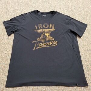 Under Armour Project Rock Shirt Mens 2XL Iron Paradise Logo Workout Training Gym